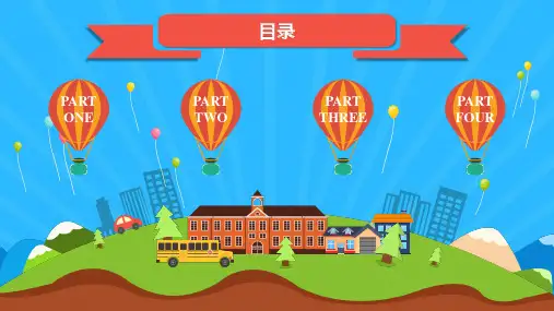 卡通清新风儿童幼儿类产品展示模板PPT课件(10页)