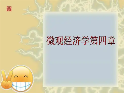 微观经济学第四章
