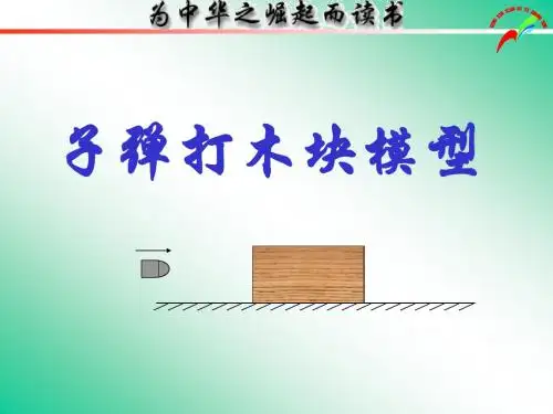 子弹打木块模型 (公开课课件)