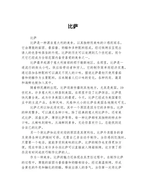 比萨   