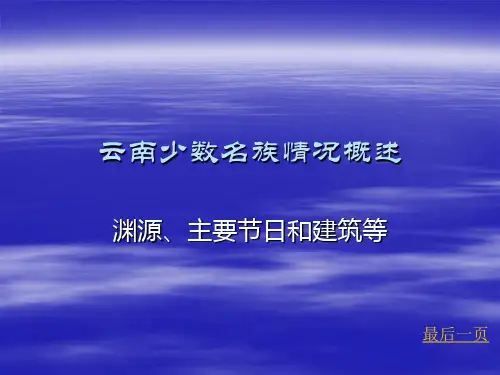 云南少数名族情况概述(精)