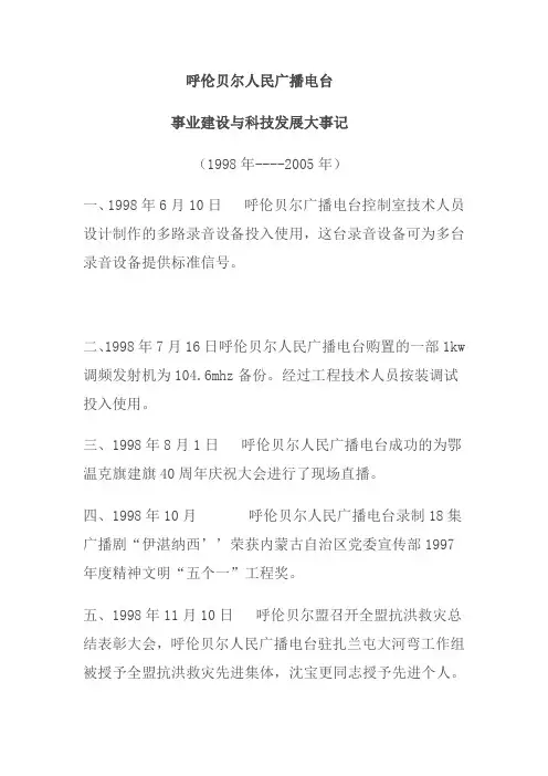 呼伦贝尔人民广播电台
