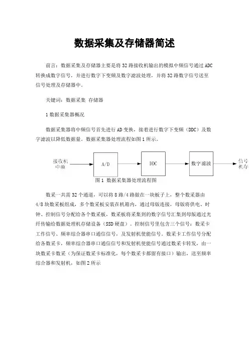 数据采集及存储器简述