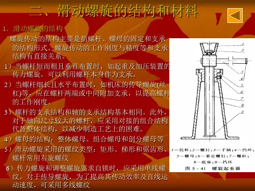 千斤顶设计要求
