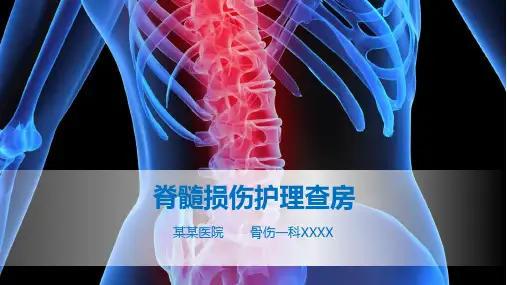 脊髓损伤护理查房培训PPT教育课件