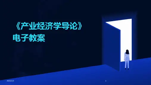2024年度《产业经济学导论》电子教案