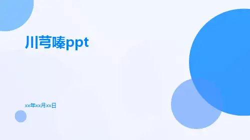 川芎嗪ppt