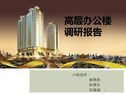 高层办公楼调研报告ppt课件