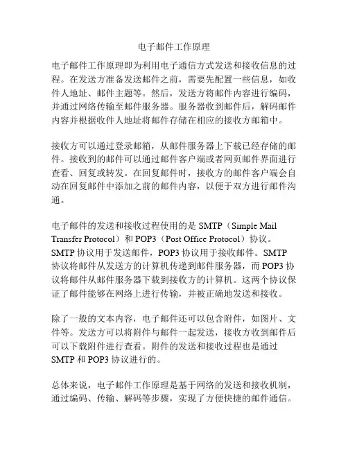 电子邮件工作原理