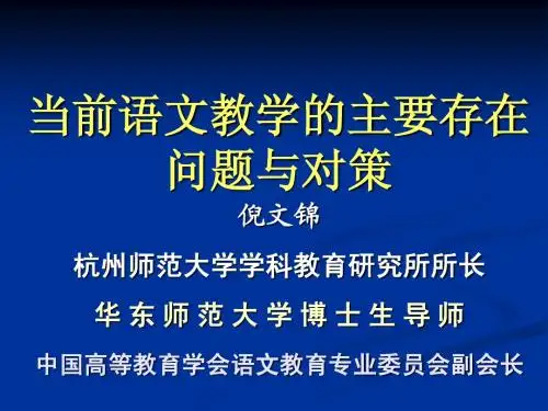 倪文锦-130911问题与对策1
