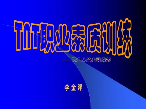 职业素质训练