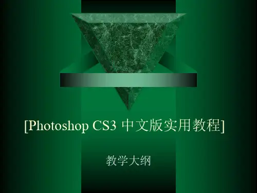 PhotoShop第7章 图像的色调和色彩调整