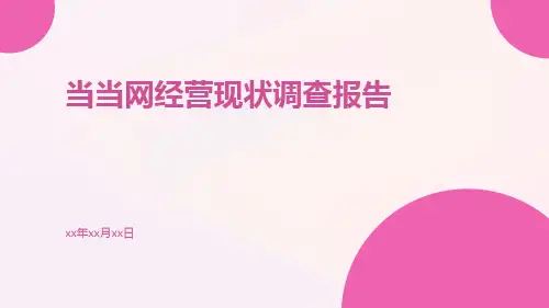 当当网经营现状调查报告