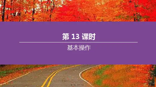 中考化学复习方案 主题五 科学探究 第13课时 基本操作课件