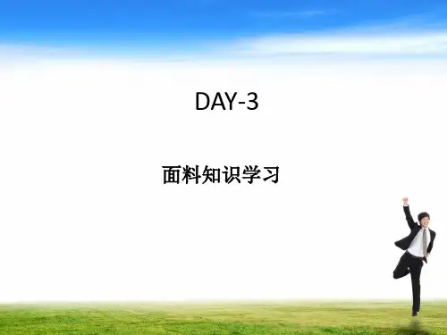 面料知识工作服促销服ppt课件