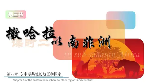 8.3撒哈拉以南非洲 课时2-人教版七年级地理下册同步课件(共40张PPT)