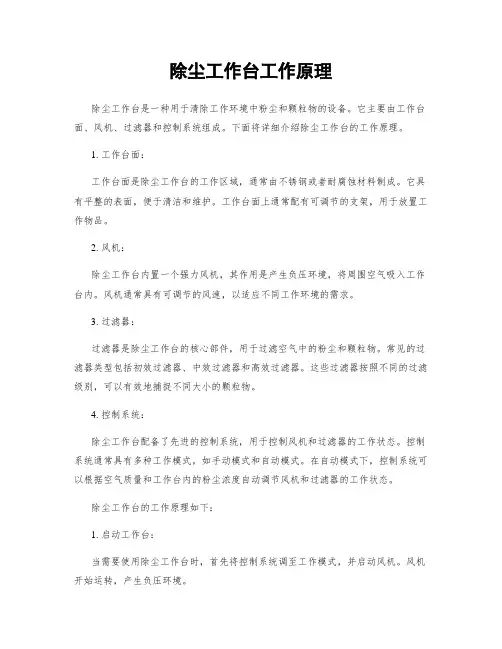 除尘工作台工作原理