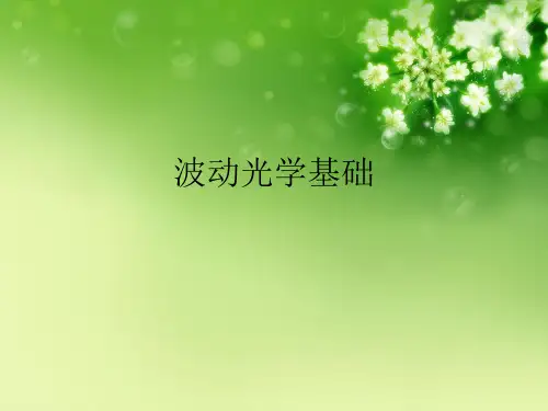 波动光学基础优秀课件