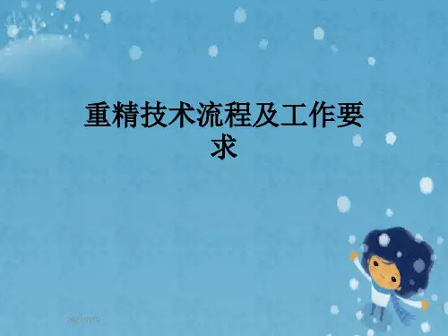 重精技术流程及工作要求