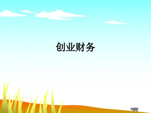 创业财务ppt课件
