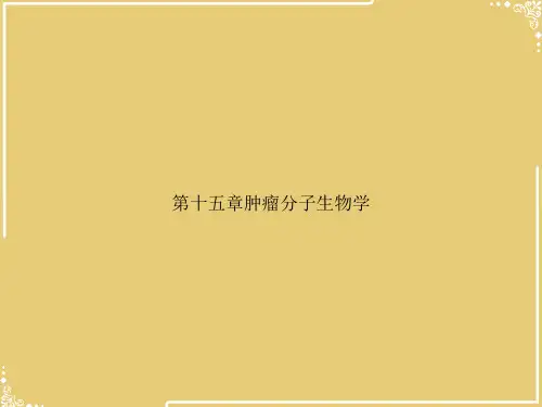 五章肿瘤分子生物学【共45张PPT】