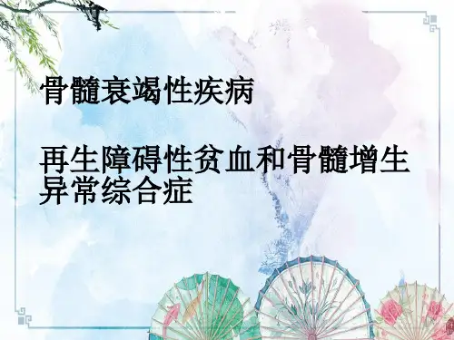 zz骨髓衰竭性疾病再障AA——【内科学大四上】