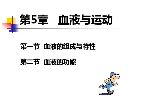 第5章 血液与运动