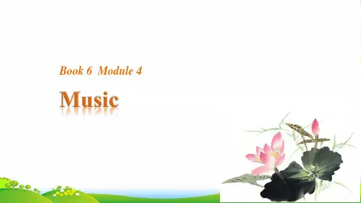 高中英语(外研选修六)配套课件：Module 4 Period One