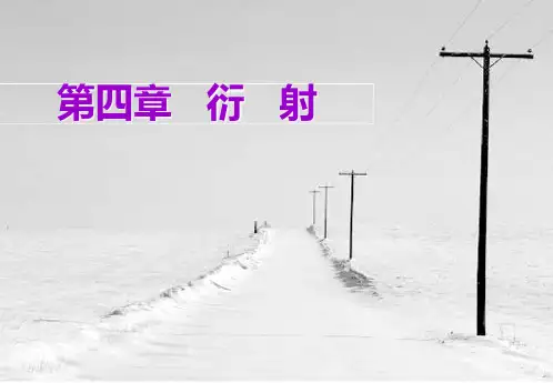 第四章  衍射