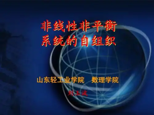非线性非平衡系统的自组织
