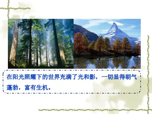 华东师大版 科学七年级下册第三章第二节 阳光的传(共30张PPT)