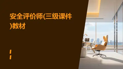 安全评价师教材