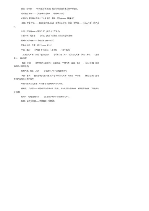高中历史会考知识：三民主义