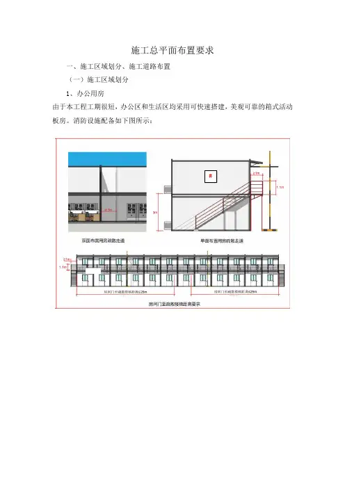 施工总平面布置要求