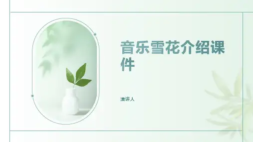 音乐雪花介绍课件