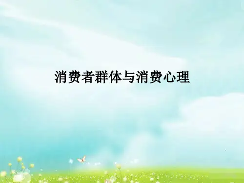 消费者群体与消费心理