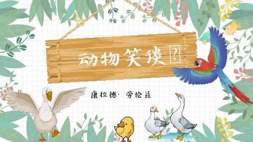第17课《动物笑谈》课件(共23张ppt)  2023-2024学年统编版语文七年级上册