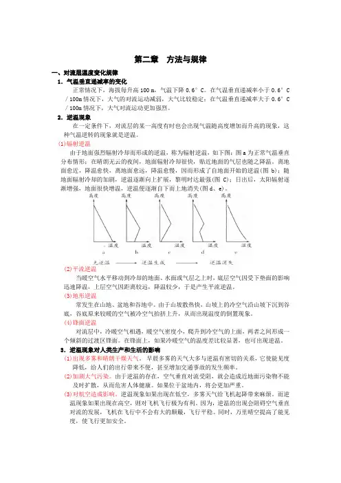 地球上大气方法与规律