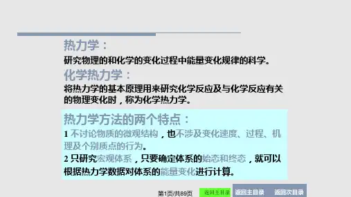化学热力学基础素材PPT课件
