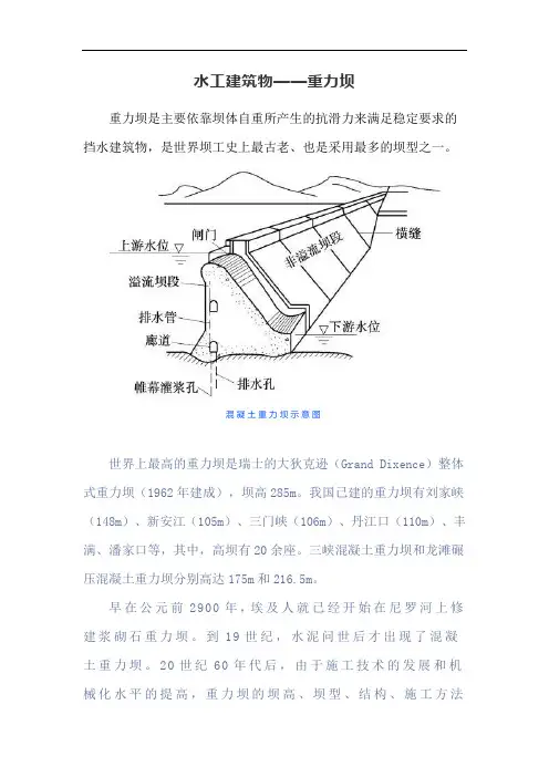 水工建筑物——重力坝