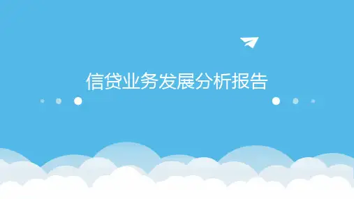 信贷业务发展分析报告