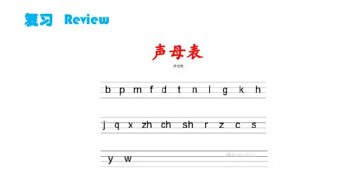 8.后鼻韵母 汉字基本结构1