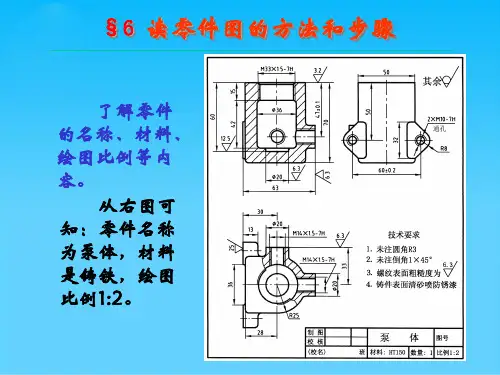 零件图的识读