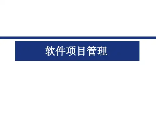 第1章项目管理概述