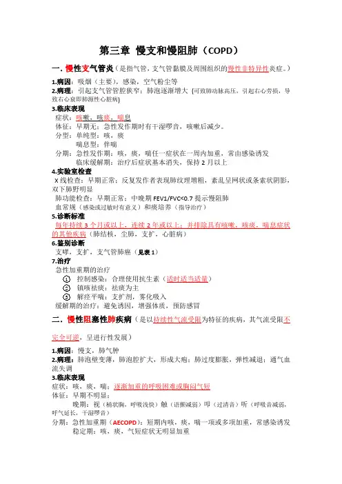 内科-慢支和慢阻肺(COPD)