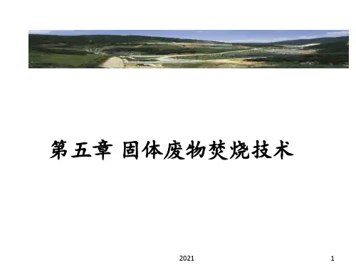 第五章-固体废物焚烧技术PPT课件