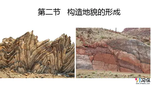 课件2：2.2构造地貌的形成