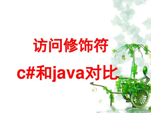 访问修饰符