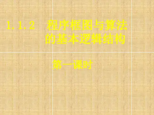 高中数学1.1.2-1程序框图与顺序结构名师课件新课标人教A版必修3