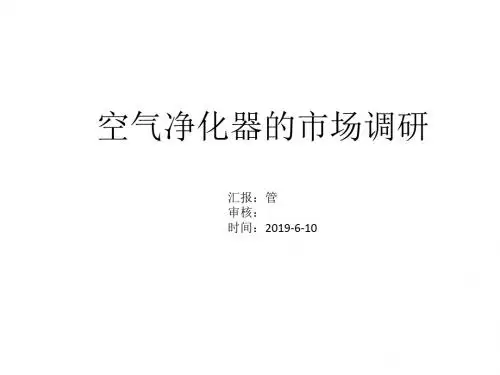 空气净化器市场调研分析6-10
